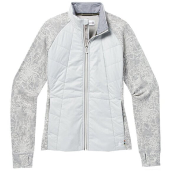 Smartwool Smartloft 60 Light Gray Insulated Merino Wool Outdoors Jacket Medium - Picture 1 of 9